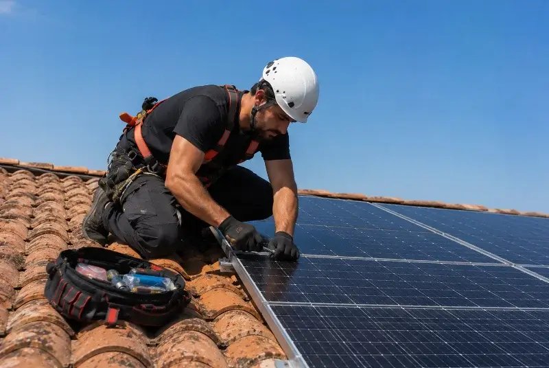 Maintenance et monitoring de panneaux solaires à Draillant